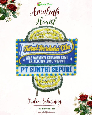 Papan Bunga Duka di Belian